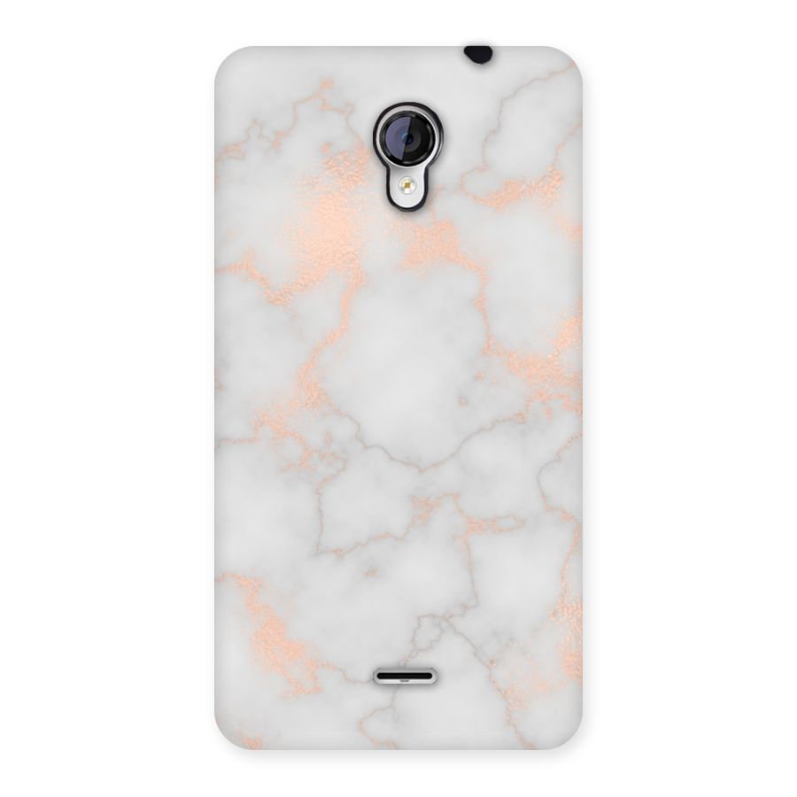 RoseGold Marble Back Case for Micromax Unite 2 A106