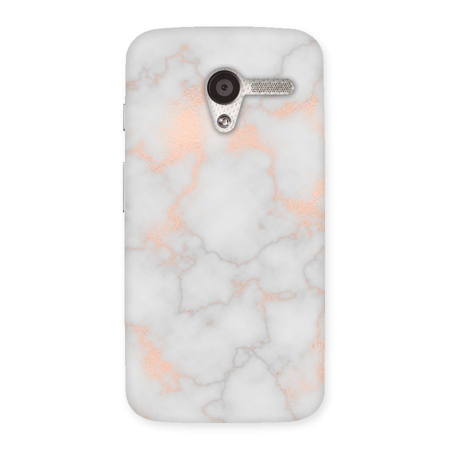 RoseGold Marble Back Case for Moto X