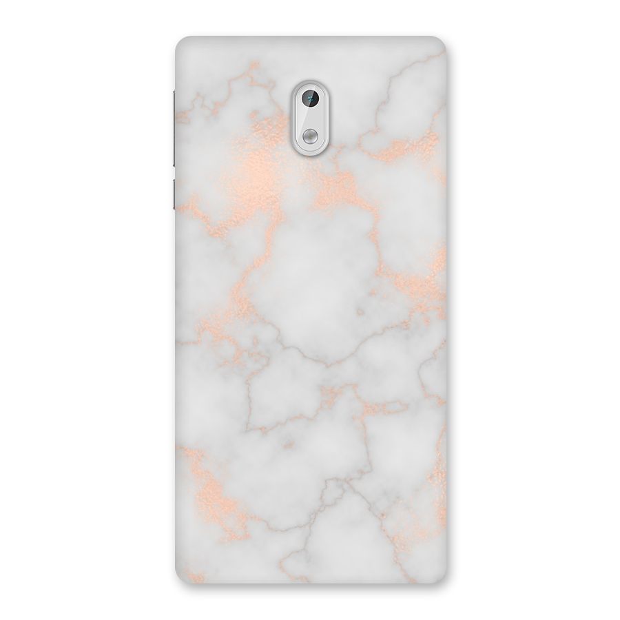RoseGold Marble Back Case for Nokia 3