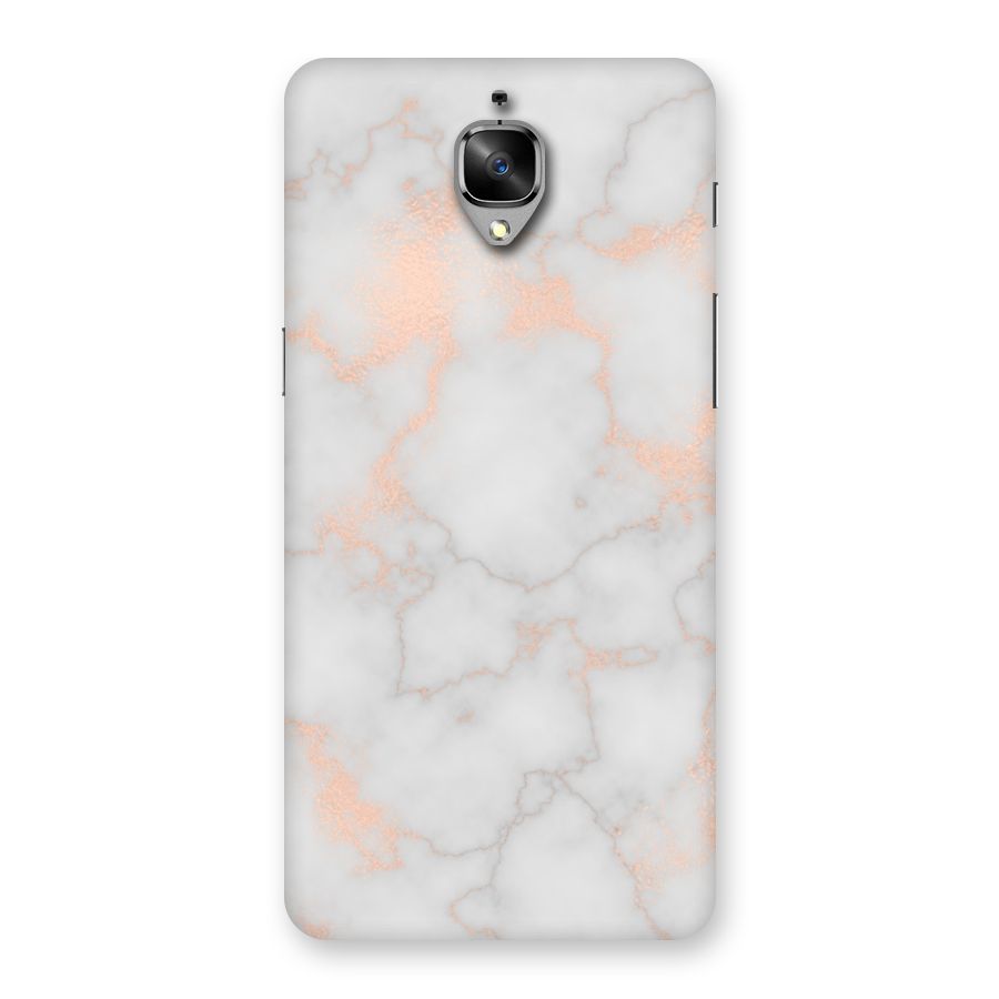 RoseGold Marble Back Case for OnePlus 3