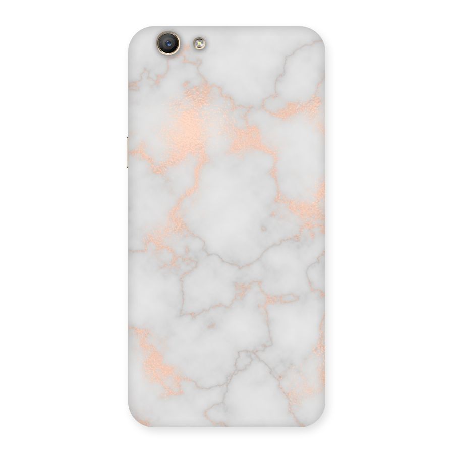 RoseGold Marble Back Case for Oppo F1s