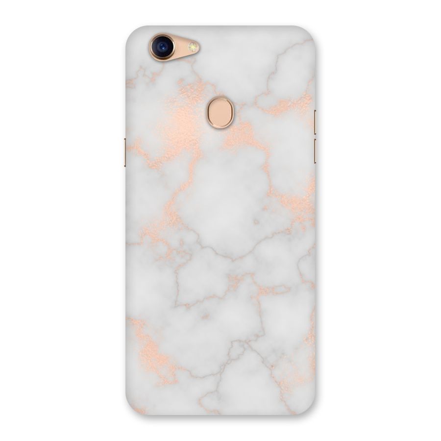 RoseGold Marble Back Case for Oppo F5