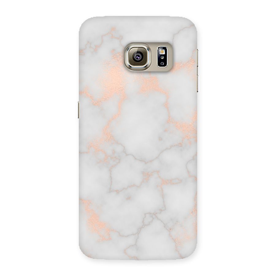 RoseGold Marble Back Case for Samsung Galaxy S6 Edge