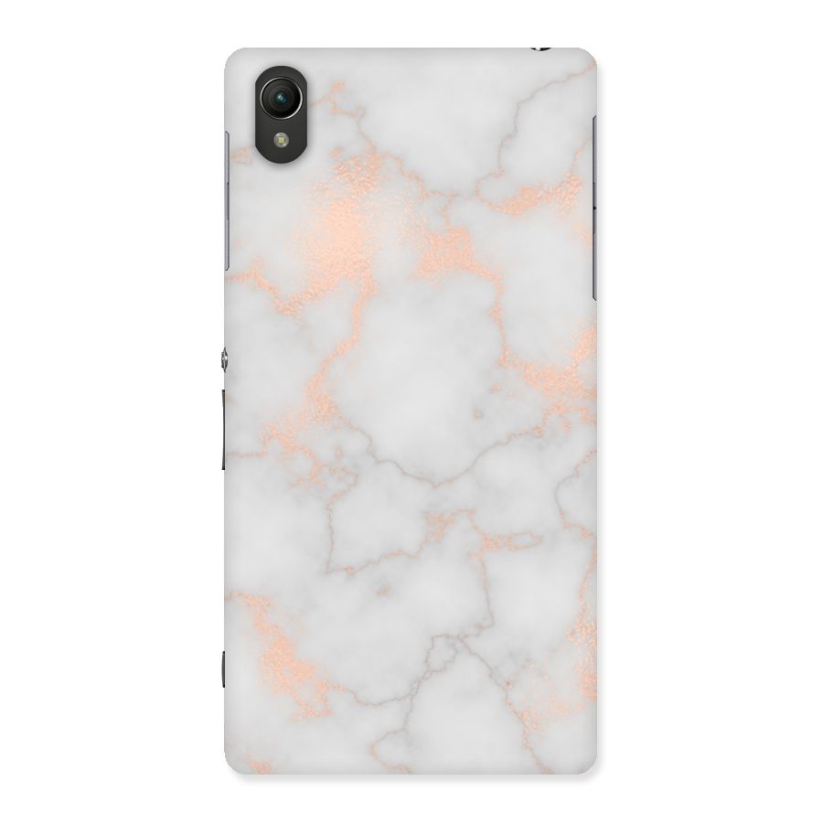 RoseGold Marble Back Case for Sony Xperia Z2