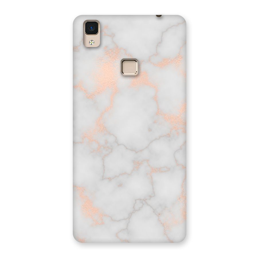 RoseGold Marble Back Case for V3 Max