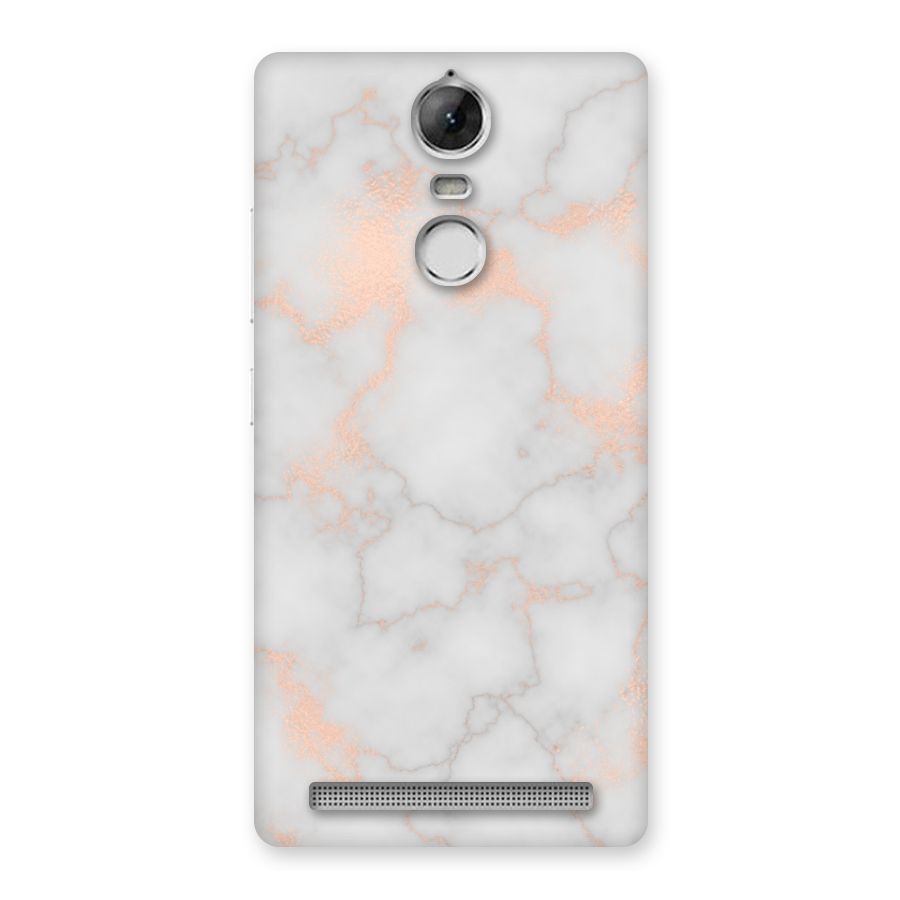 RoseGold Marble Back Case for Vibe K5 Note