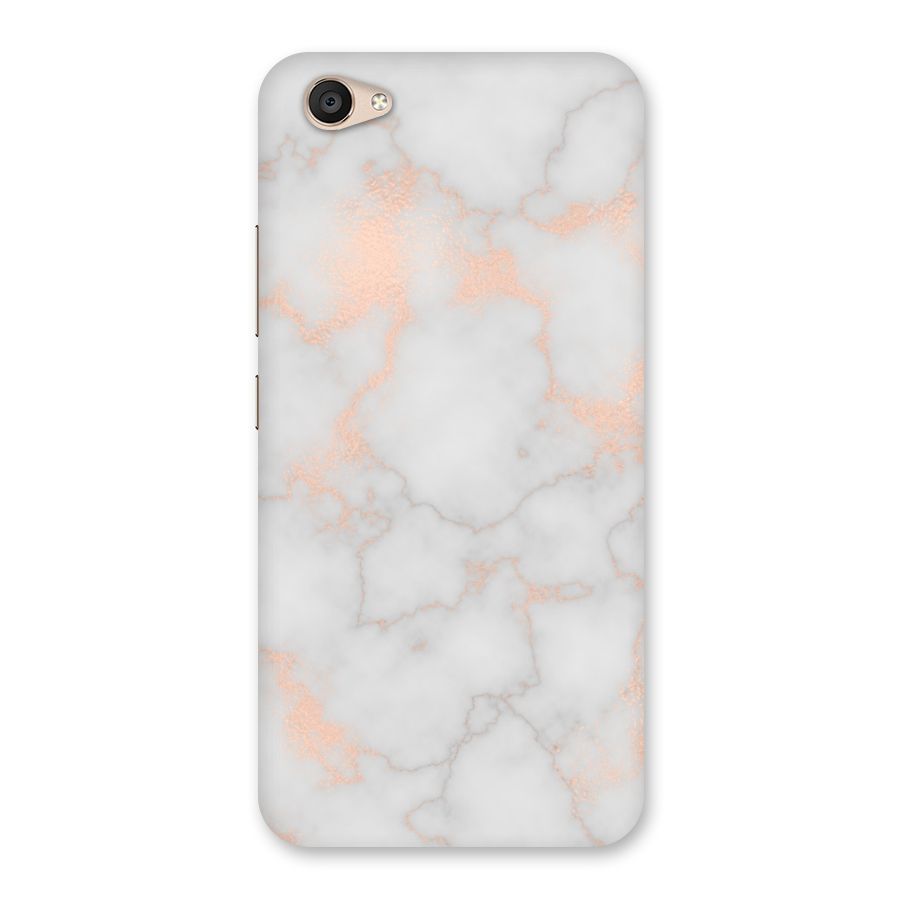 RoseGold Marble Back Case for Vivo V5 Plus