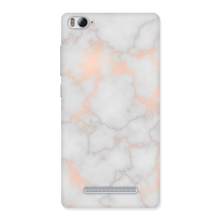 RoseGold Marble Back Case for Xiaomi Mi4i