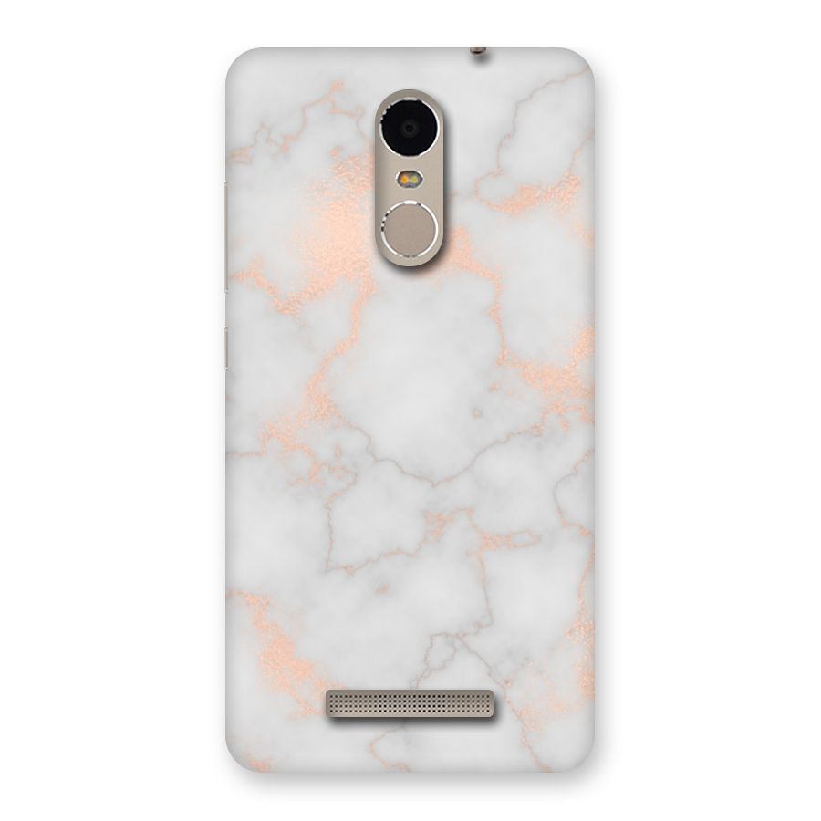 RoseGold Marble Back Case for Xiaomi Redmi Note 3