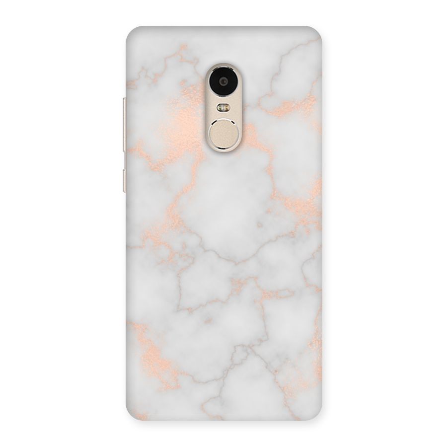 RoseGold Marble Back Case for Xiaomi Redmi Note 4