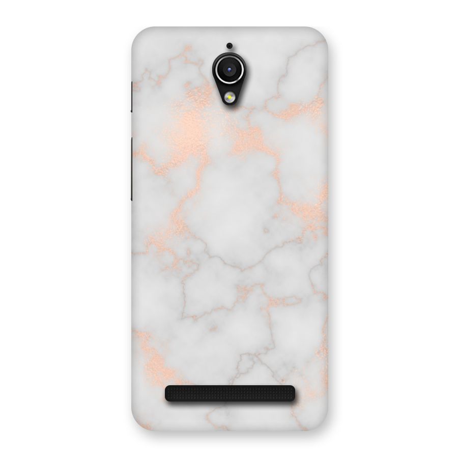 RoseGold Marble Back Case for Zenfone Go