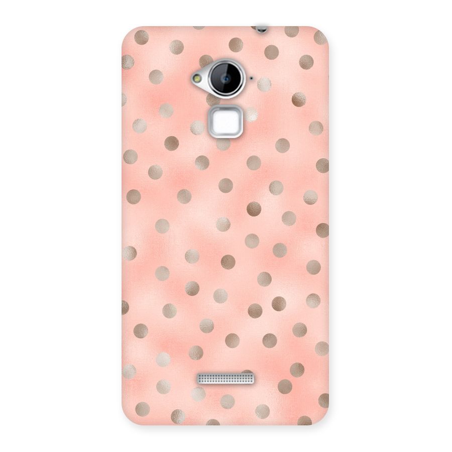 RoseGold Polka Dots Back Case for Coolpad Note 3