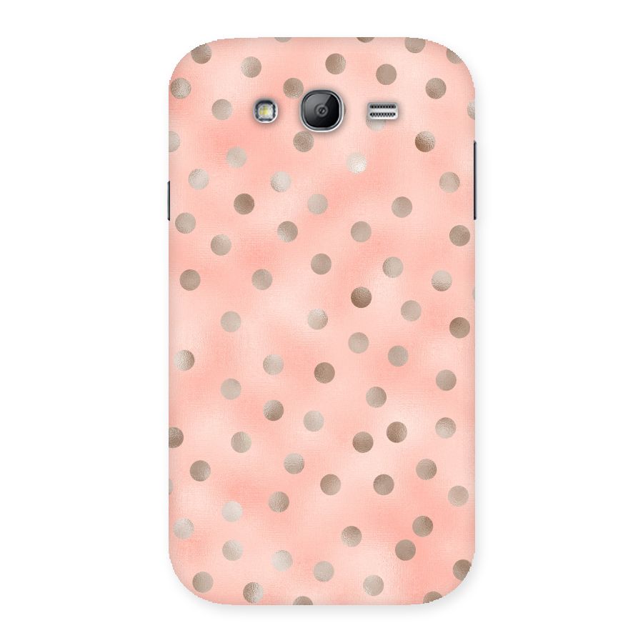 RoseGold Polka Dots Back Case for Galaxy Grand Neo