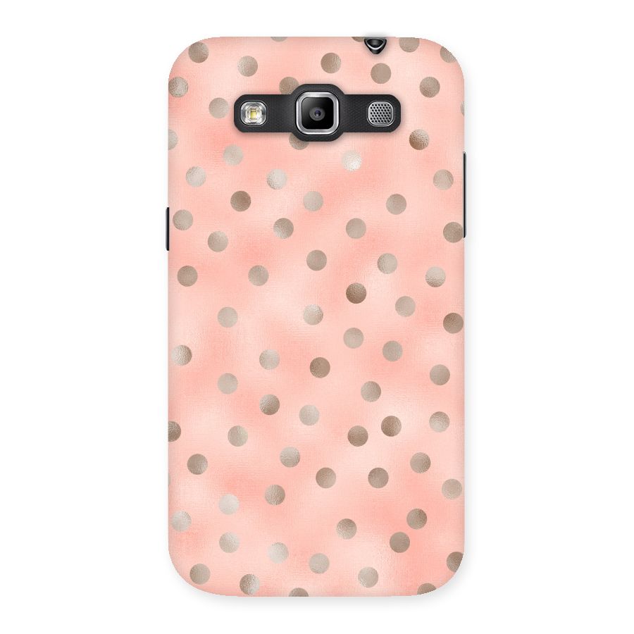 RoseGold Polka Dots Back Case for Galaxy Grand Quattro