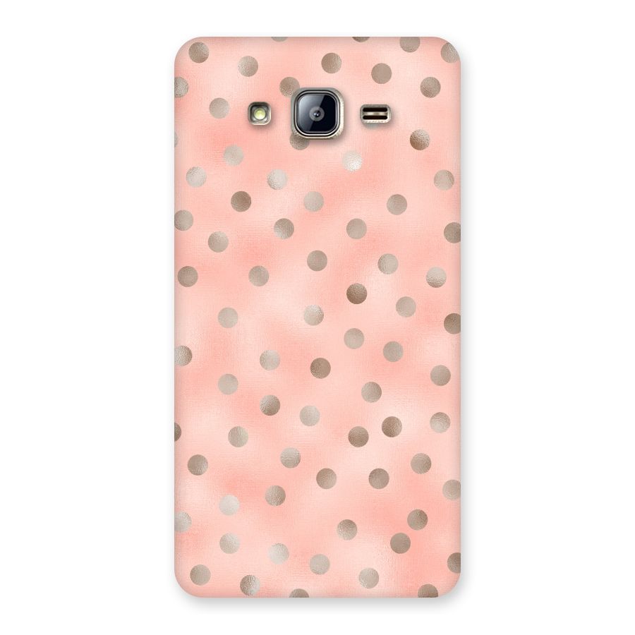 RoseGold Polka Dots Back Case for Galaxy On5