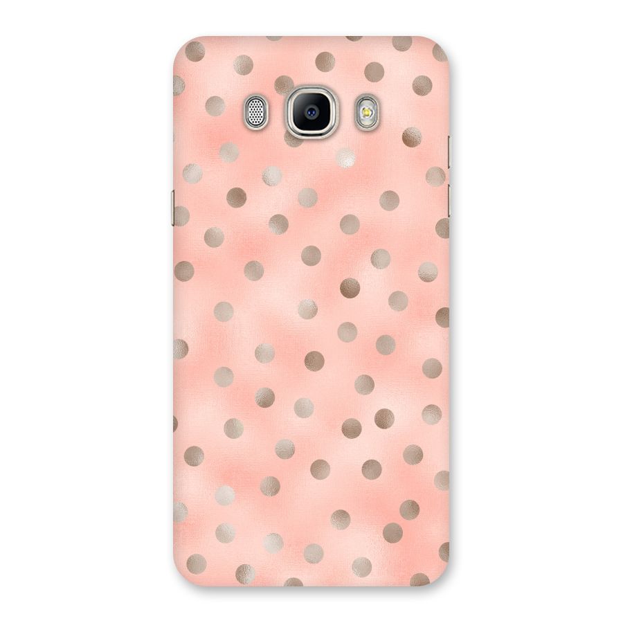 RoseGold Polka Dots Back Case for Galaxy On8