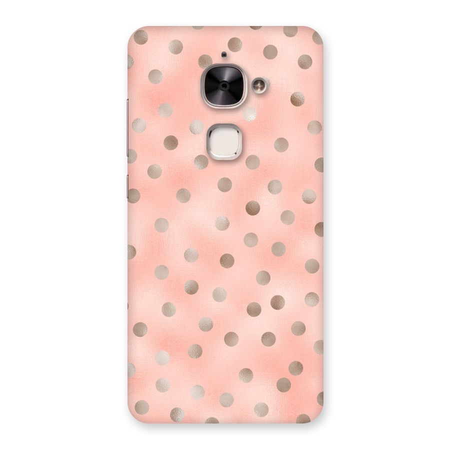 RoseGold Polka Dots Back Case for Le 2