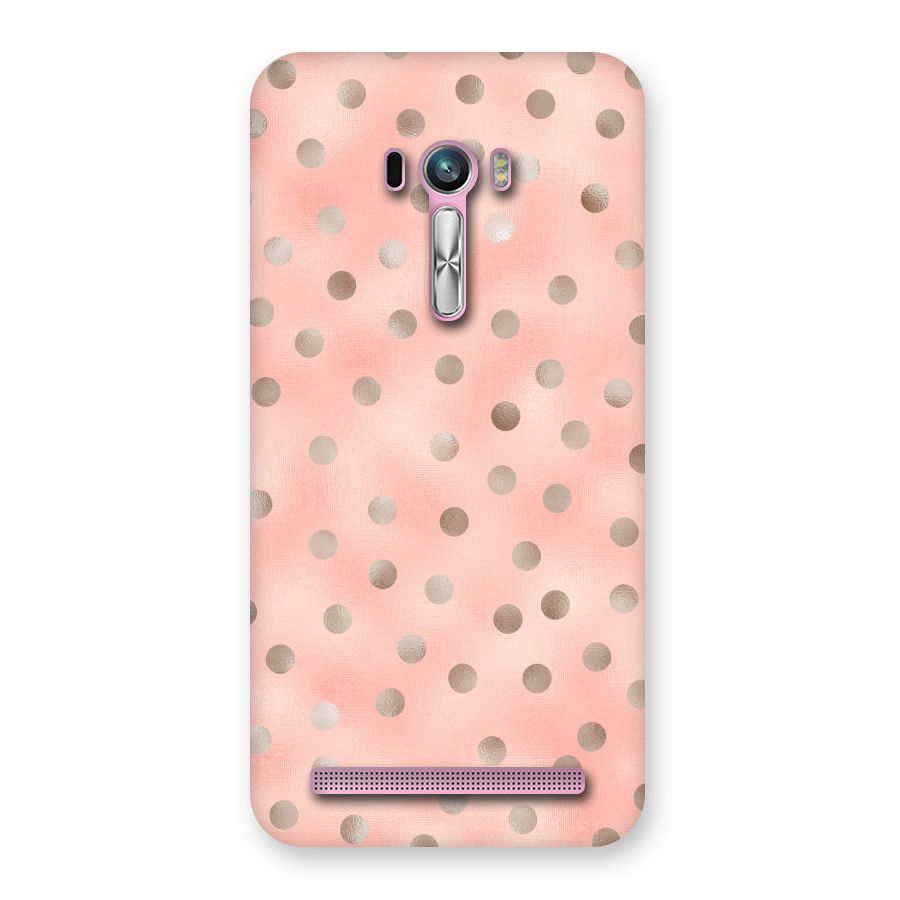 RoseGold Polka Dots Back Case for Zenfone Selfie