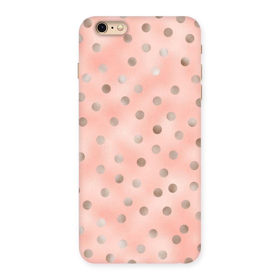 RoseGold Polka Dots Back Case for iPhone 6 Plus 6S Plus