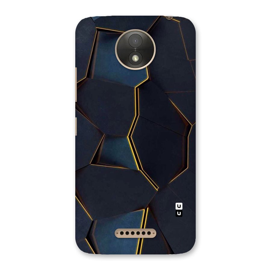 Royal Abstract Back Case for Moto C Plus
