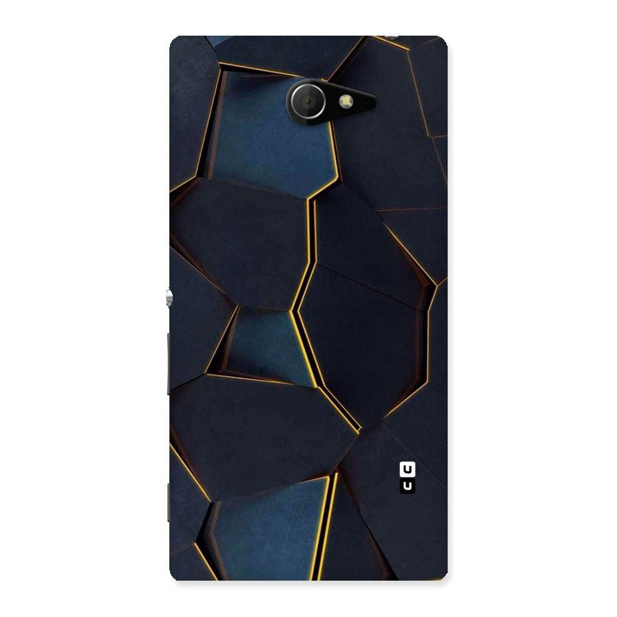 Royal Abstract Back Case for Sony Xperia M2