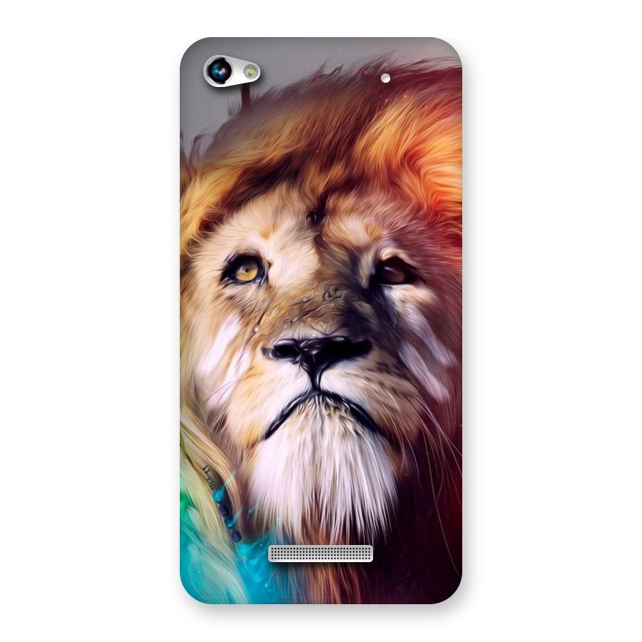 Royal Lion Back Case for Micromax Hue 2