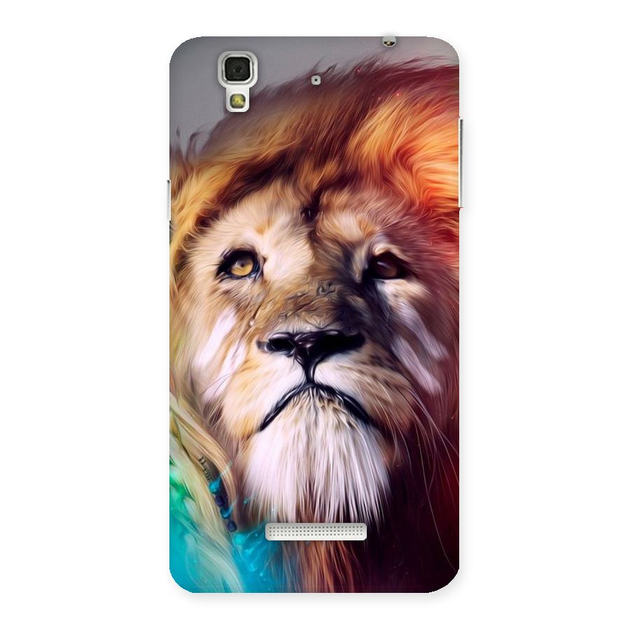 Royal Lion Back Case for Yu Yureka