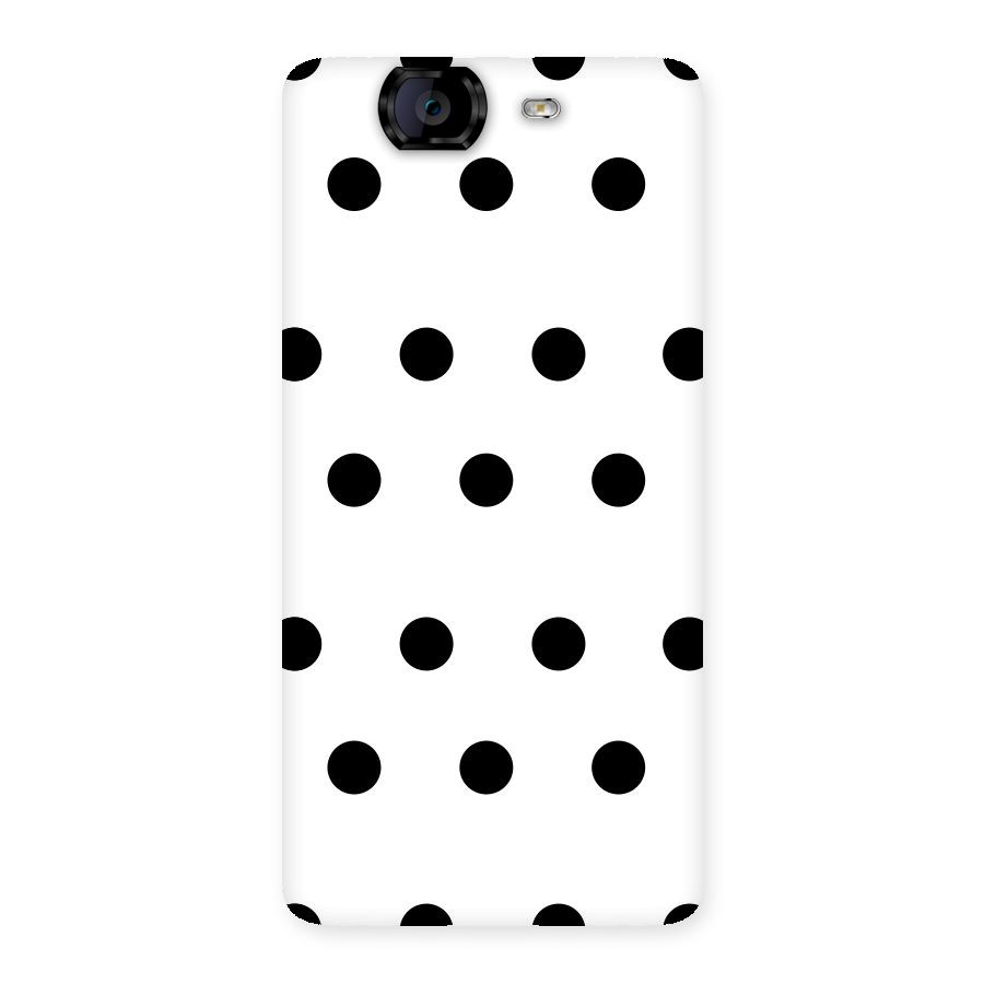 Royal Polka Dots Back Case for Canvas Knight A350