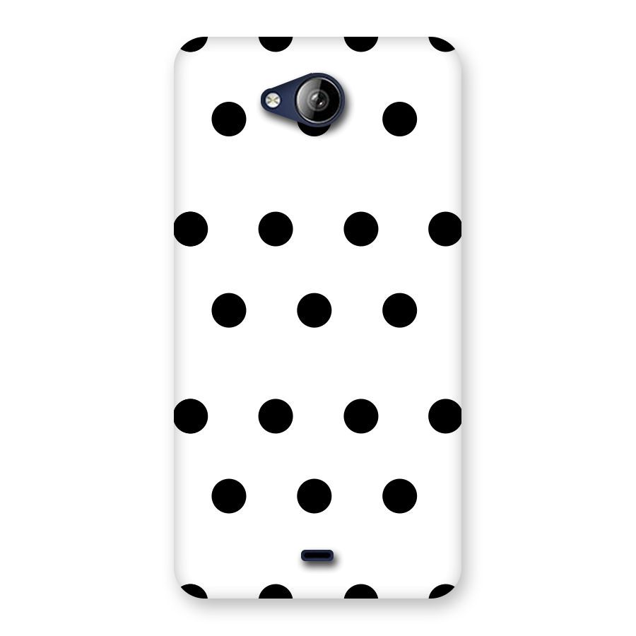 Royal Polka Dots Back Case for Canvas Play Q355