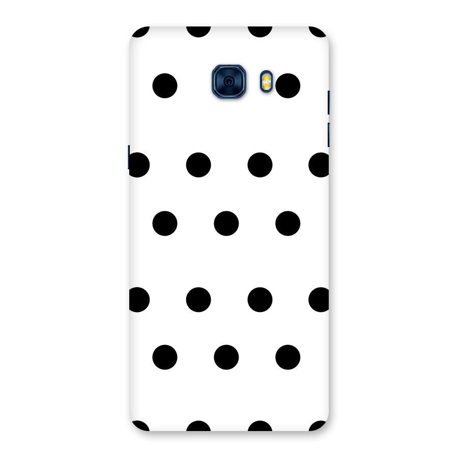 Royal Polka Dots Back Case for Galaxy C7 Pro