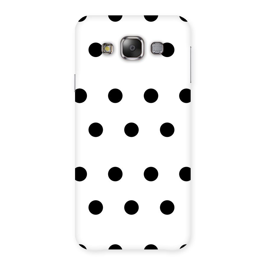 Royal Polka Dots Back Case for Galaxy E7