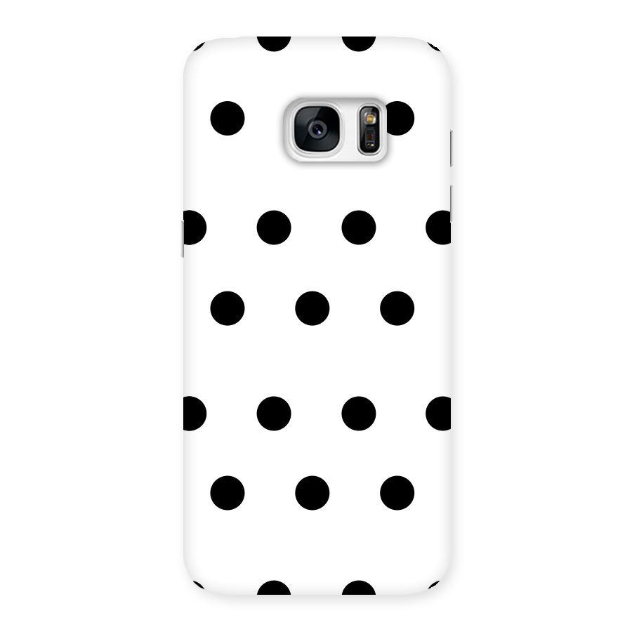 Royal Polka Dots Back Case for Galaxy S7 Edge
