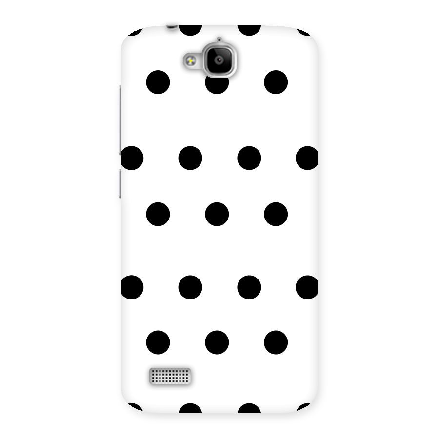 Royal Polka Dots Back Case for Honor Holly
