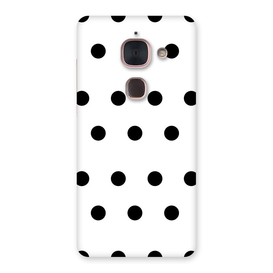 Royal Polka Dots Back Case for Le Max 2