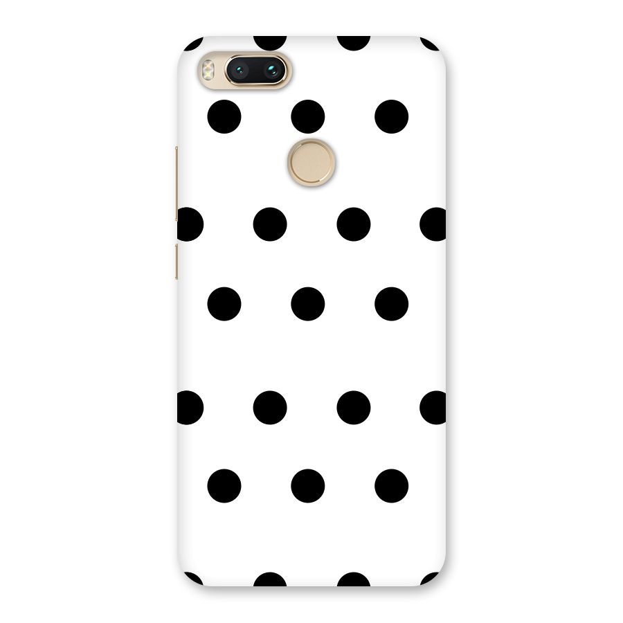 Royal Polka Dots Back Case for Mi A1