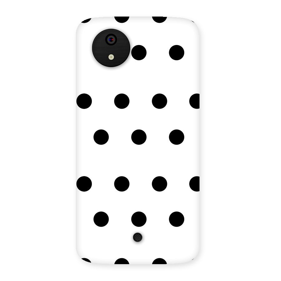 Royal Polka Dots Back Case for Micromax Canvas A1