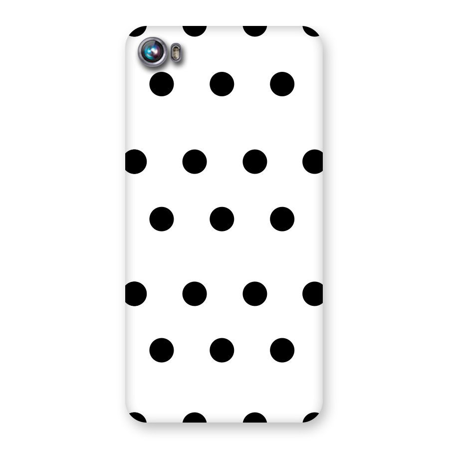 Royal Polka Dots Back Case for Micromax Canvas Fire 4 A107