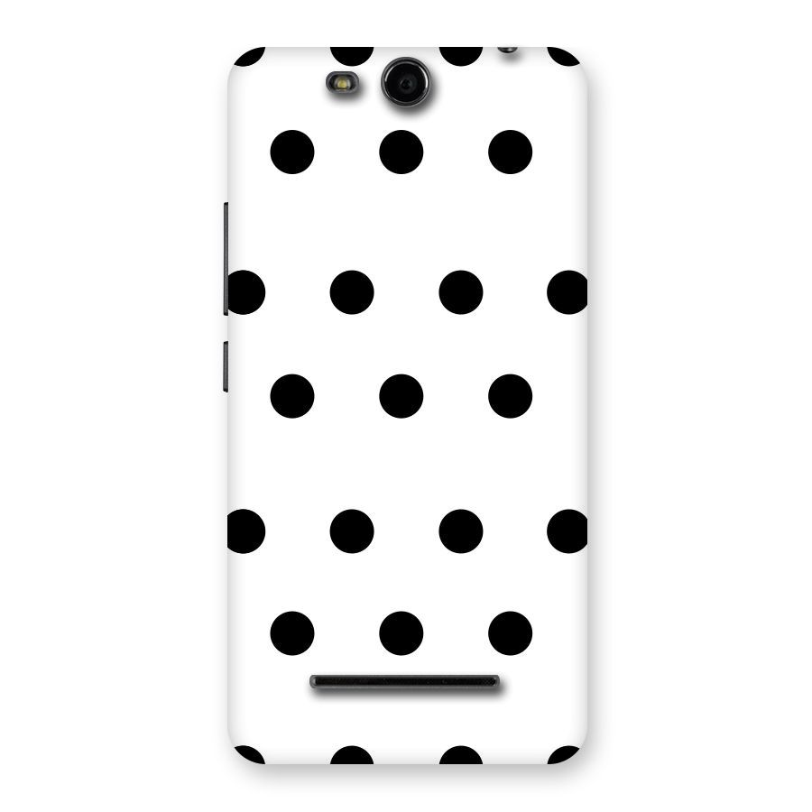 Royal Polka Dots Back Case for Micromax Canvas Juice 3 Q392