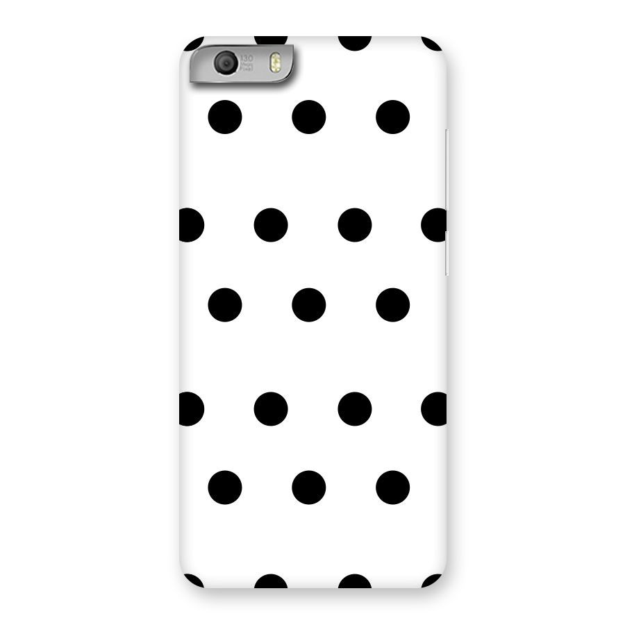 Royal Polka Dots Back Case for Micromax Canvas Knight 2