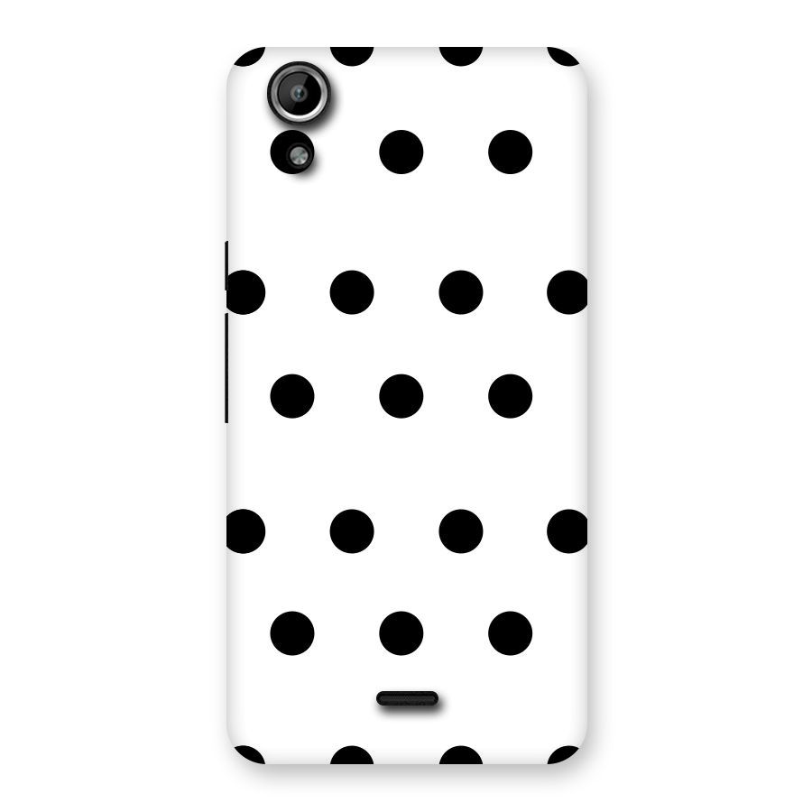Royal Polka Dots Back Case for Micromax Canvas Selfie Lens Q345