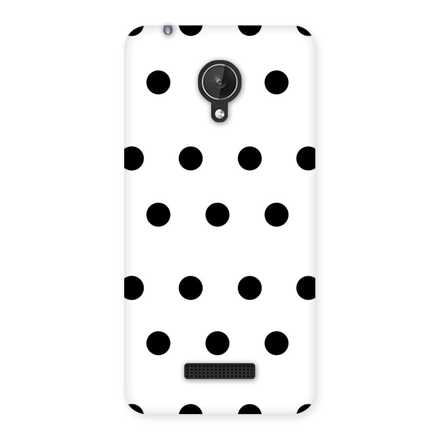 Royal Polka Dots Back Case for Micromax Canvas Spark Q380