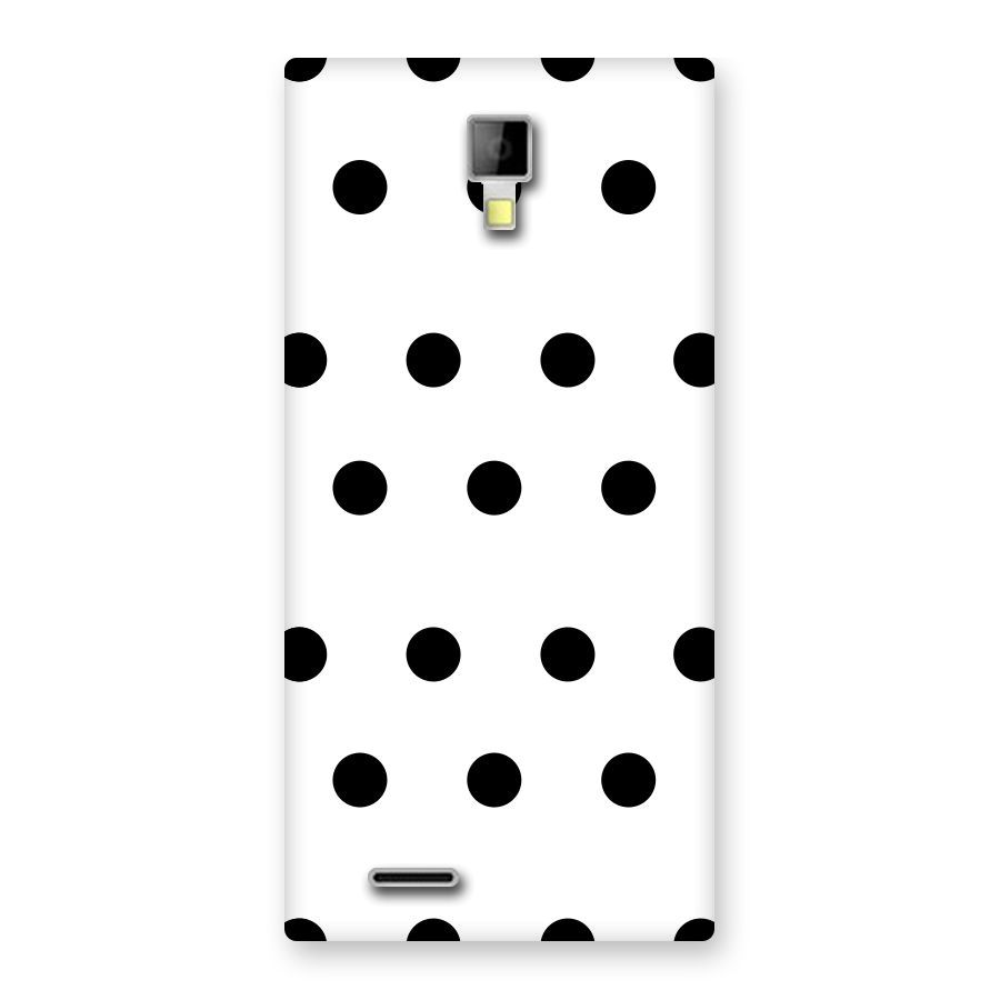 Royal Polka Dots Back Case for Micromax Canvas Xpress A99