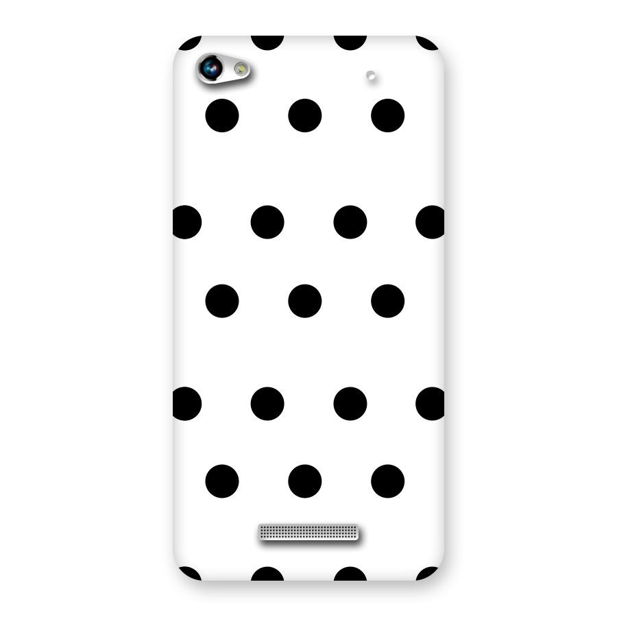 Royal Polka Dots Back Case for Micromax Hue 2