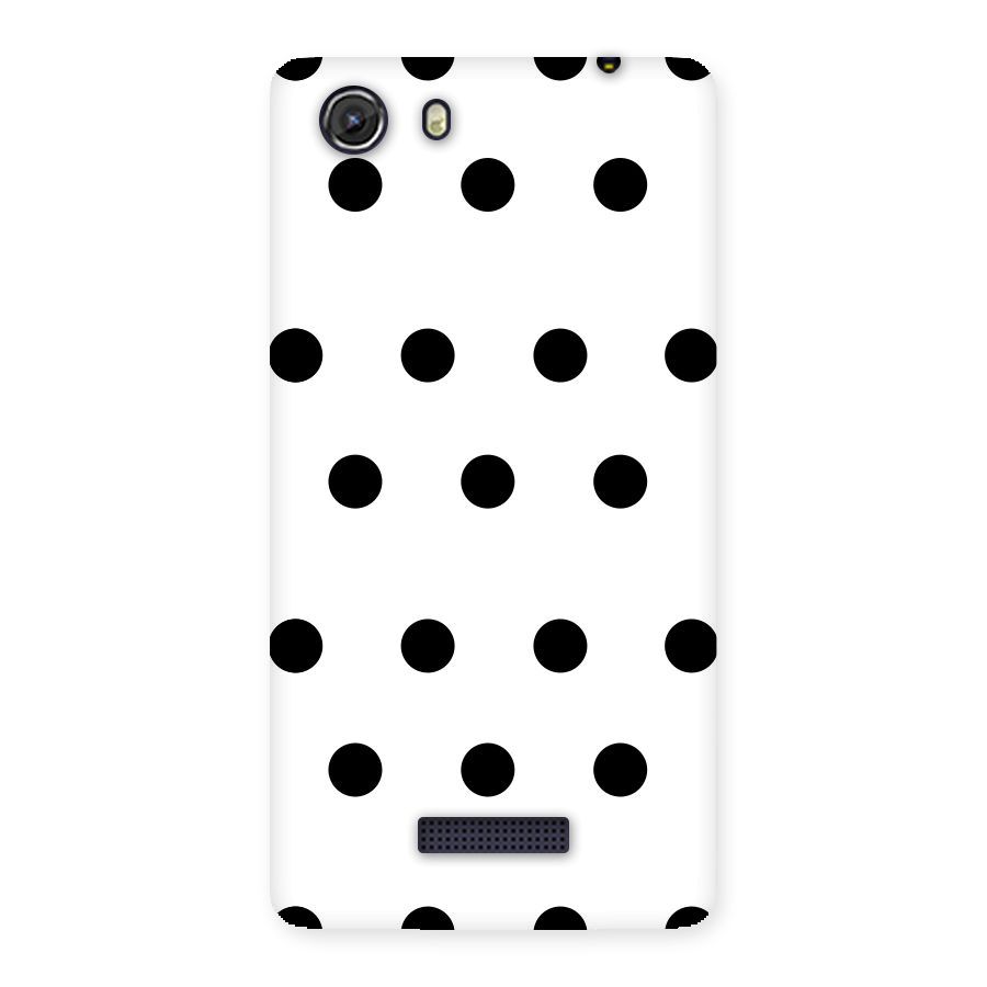 Royal Polka Dots Back Case for Micromax Unite 3