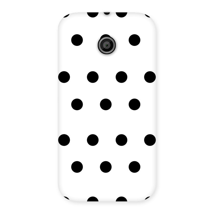 Royal Polka Dots Back Case for Moto E