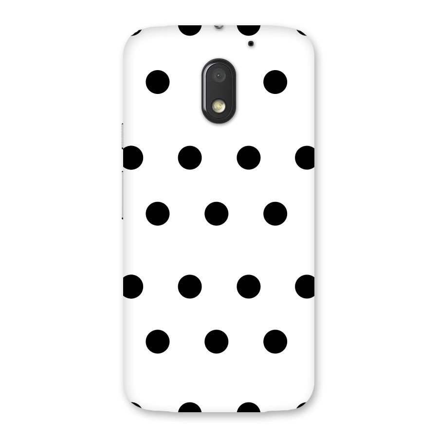 Royal Polka Dots Back Case for Moto E3 Power