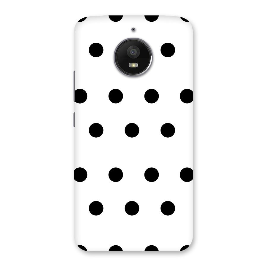 Royal Polka Dots Back Case for Moto E4 Plus
