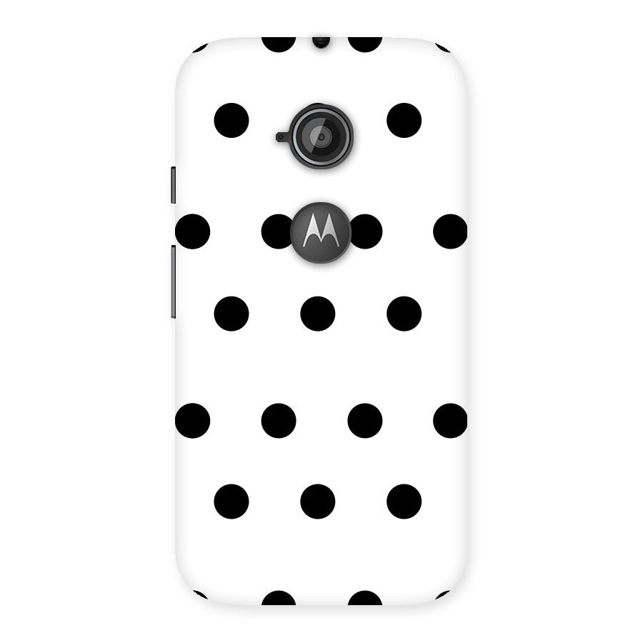 Royal Polka Dots Back Case for Moto E 2nd Gen