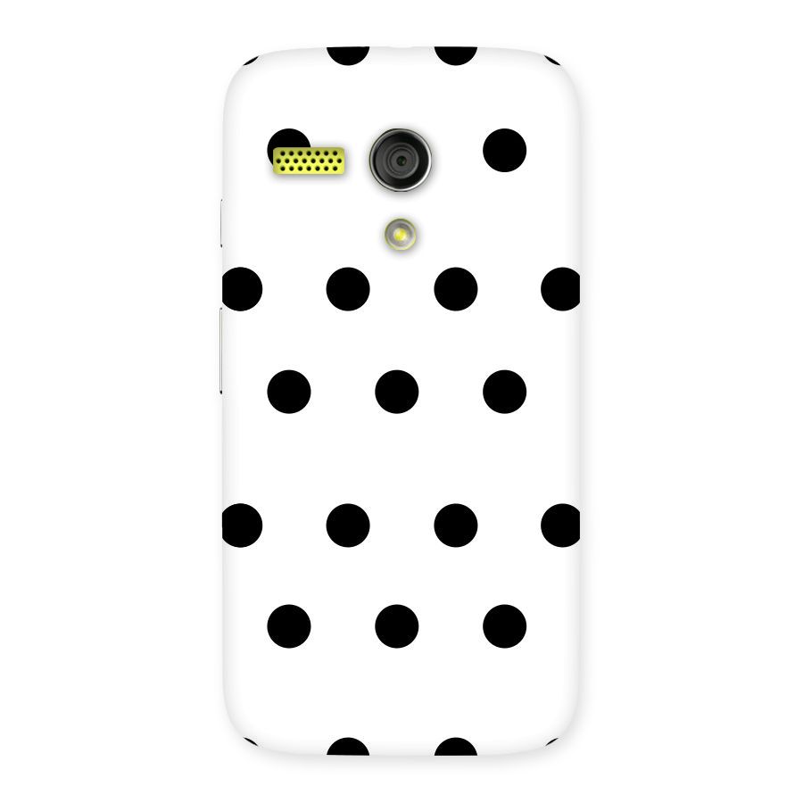Royal Polka Dots Back Case for Moto G