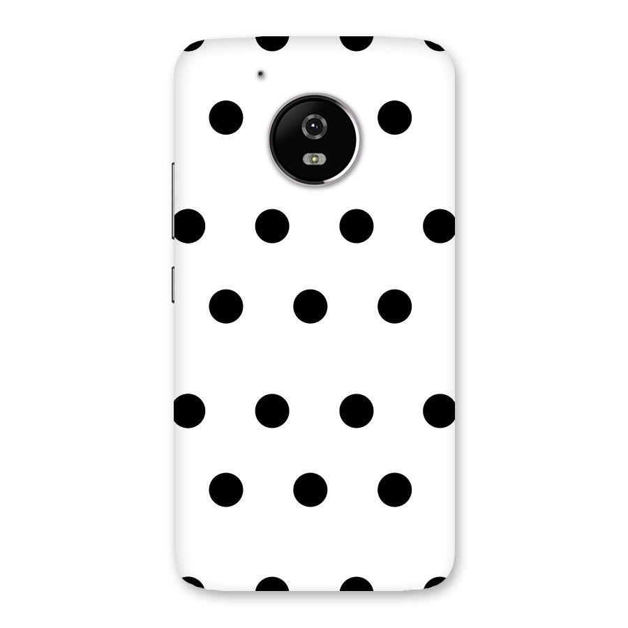 Royal Polka Dots Back Case for Moto G5
